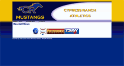 Desktop Screenshot of baseball.cypressranchmustangs.com