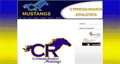Desktop Screenshot of cypressranchmustangs.com